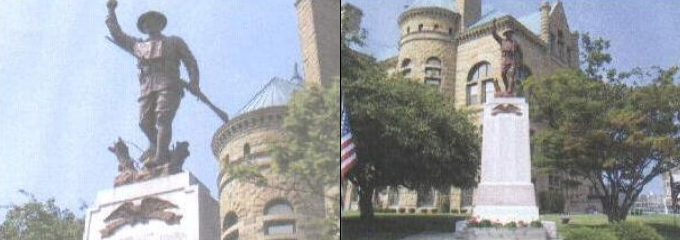 Zoom on the image : The Spirit of the American Doughboy, Hartford City, IN
